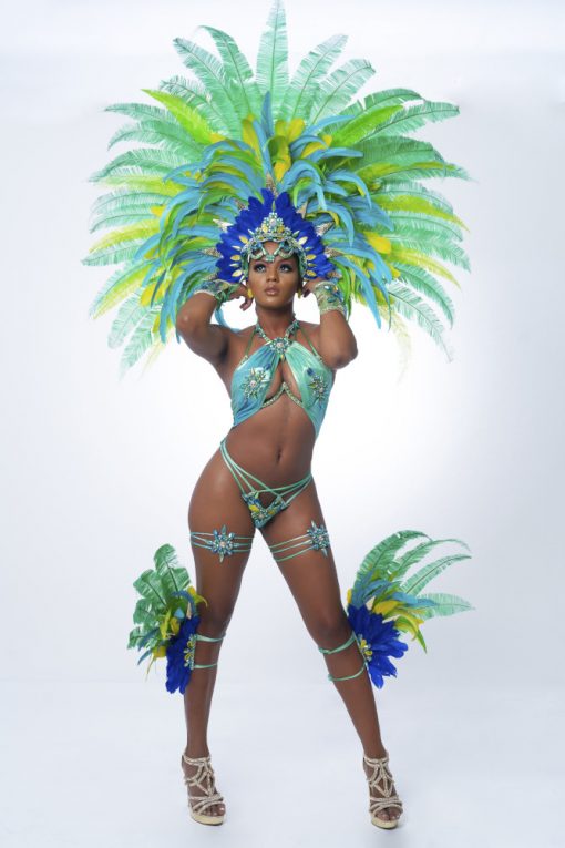 Feteratmas trinidad Carnival 2020 Emeralds Are Forever - Frontline