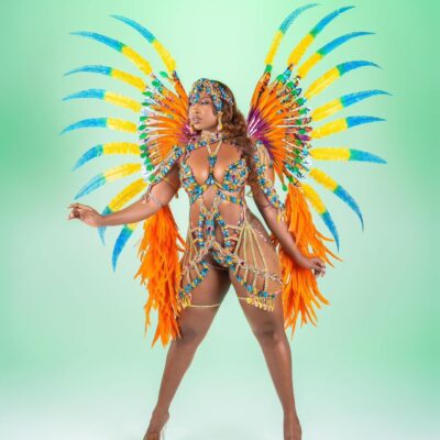 minokawa small backpack costume Anguilla Summer Festival